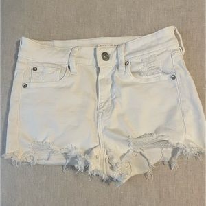 American Eagle White Next Level Stretch shorts